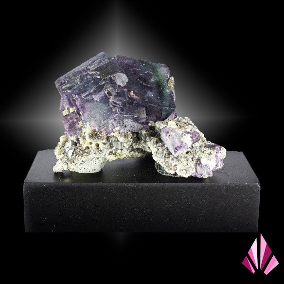 Fluorite on matrix - Hunan, China | Ref. 533