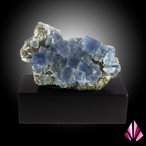 Fluorine bleue du Hunan (Chine)– Vente de minéraux de collection