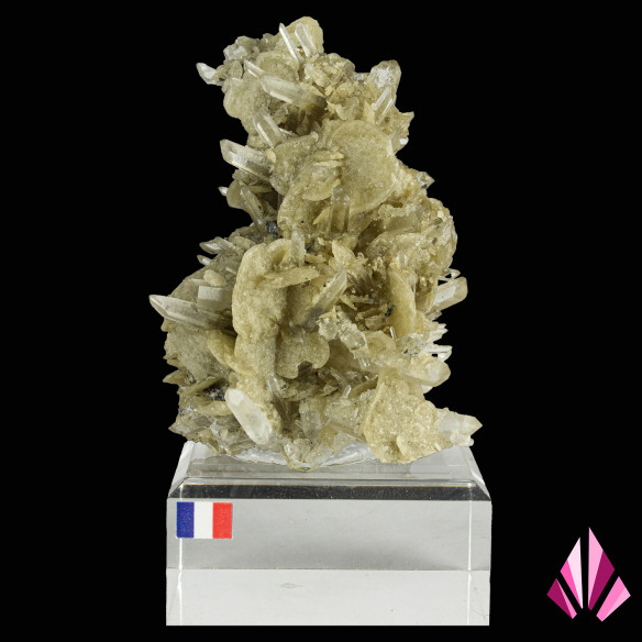 Siderite and quartz – Saint-Paul-en-Mésage, Isère (France, 2006)