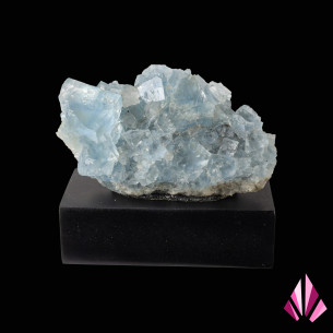 Fluorite and quartz specimen – Le Burc Mine, France