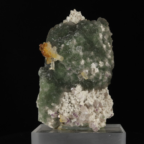 Fluorite with calcite (China)