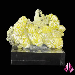 Yellow Brucite from Pakistan, 2009 (old collection)