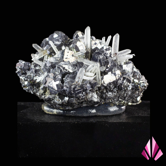 Quartz sur Galène provenant de Madan Bulgarie (Ref572)