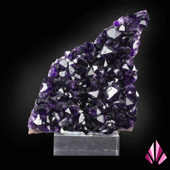 Amethyst with a deep purple color from Artigas, Uruguay