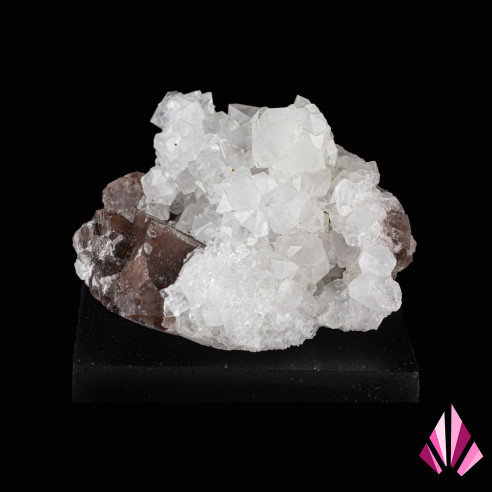 Quartz on Fluorite : old collection (#577)