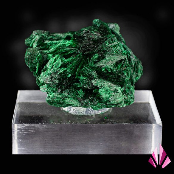Fibrous malachite – Shaba (Katanga) region, DR Congo