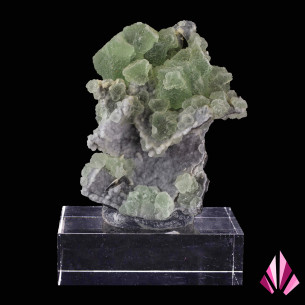 Fluorite on Quartz – Hunan, China | Ref. 580
