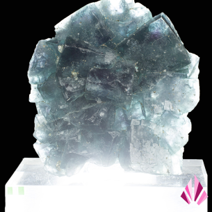 Fluorite from Jalingo, Nigeria on a base | Ref. 598 2