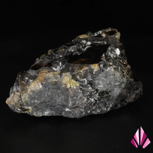 Sphalerite from Zlatograd, Bulgaria, dark brown to black crystals with amber reflections 2