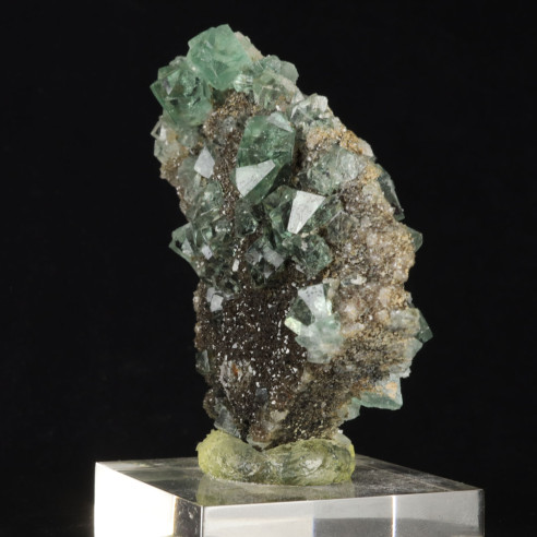 Fluorite on gangue