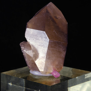 Quartz avec tourmaline rose 2