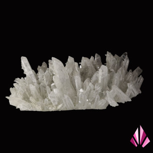 Quartz saupoudré de pyrite