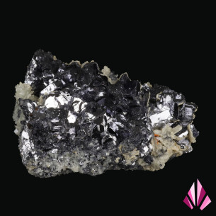 Galena with quartz calcite and blende