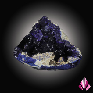 Azurite geode