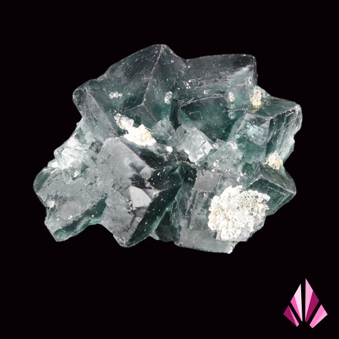 Fluorite and quartz Nigéria