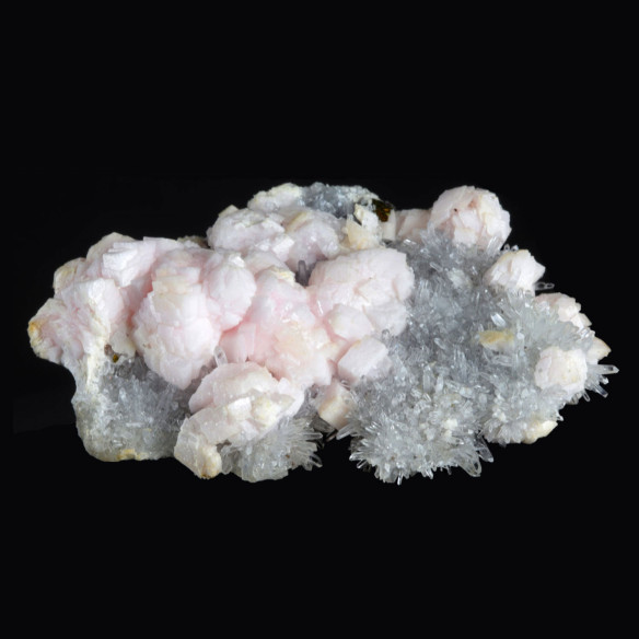 Pierre constituée d'une association Manganocalcite et Quartz
