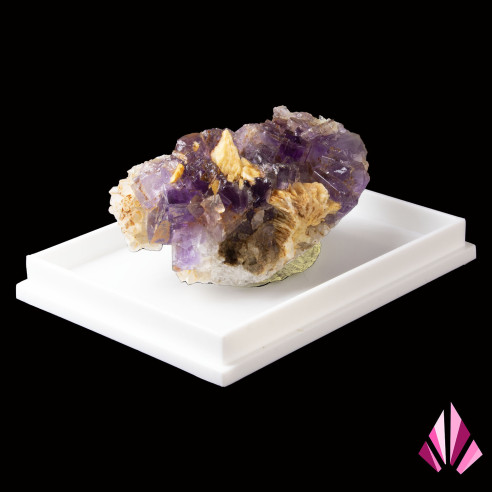 Fluorite et baryte from berbes mine Spain