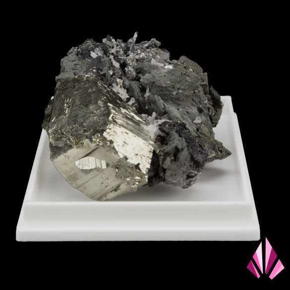 Pyrite with quartz blende and galena: other side