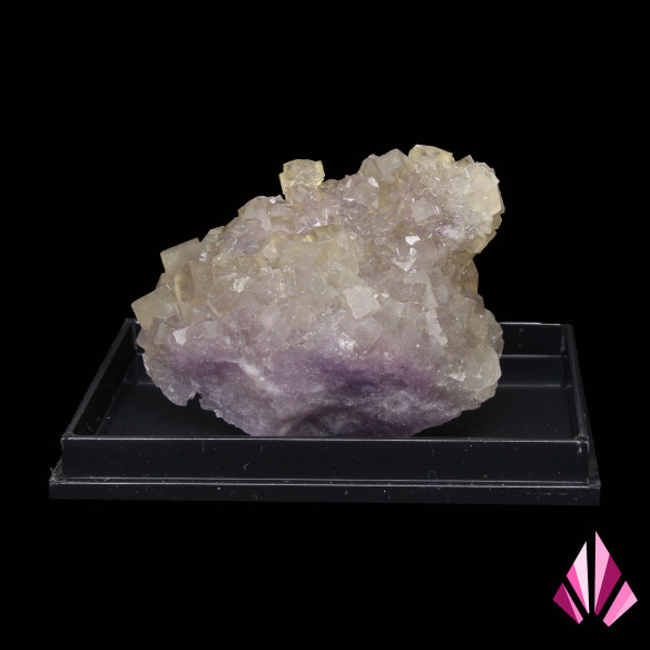 Two-tone fluorite (LLP-004) Fontsante mine Var (region of France).