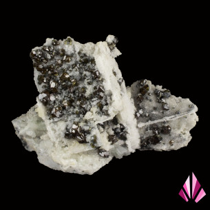 Sphalerite on quartz plate