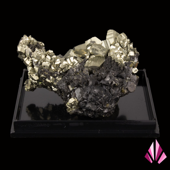 Association pyrite et galène mine de Zlatograd Bulgarie