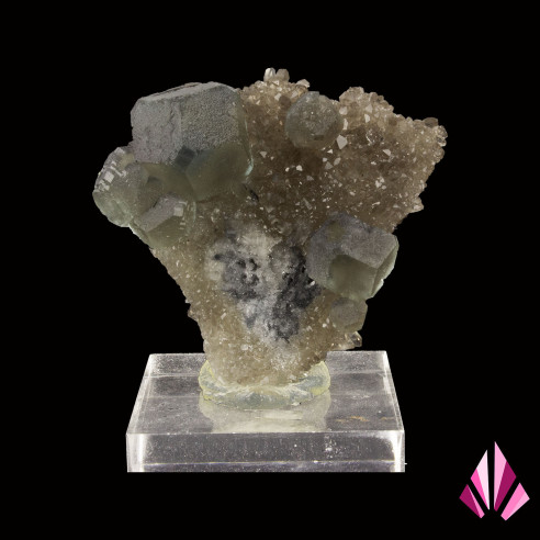 fluorine sur quartz (Ref213): Chine Hunan.