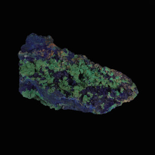 Azurite and Malachite (Morocco)