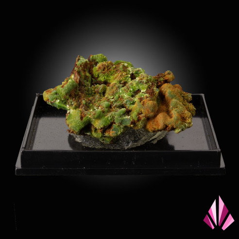 pyromorphite mineral. From Saint Salvy in the Tarn region of France