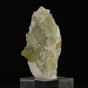 Fluorite & Quartz - L'Avelan, France | Ref. 42: Main face 2