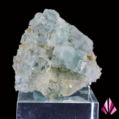 Fluorite (Réf245) Langeac (France): other side.