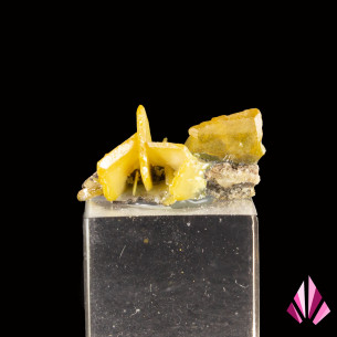 Wulfenite (Réf265) from Morocco.