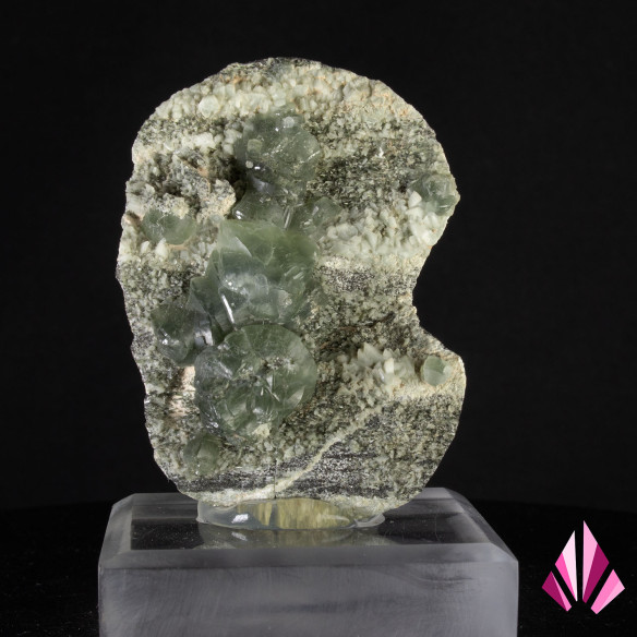 Prehnite from Saint Christophe in Isère.