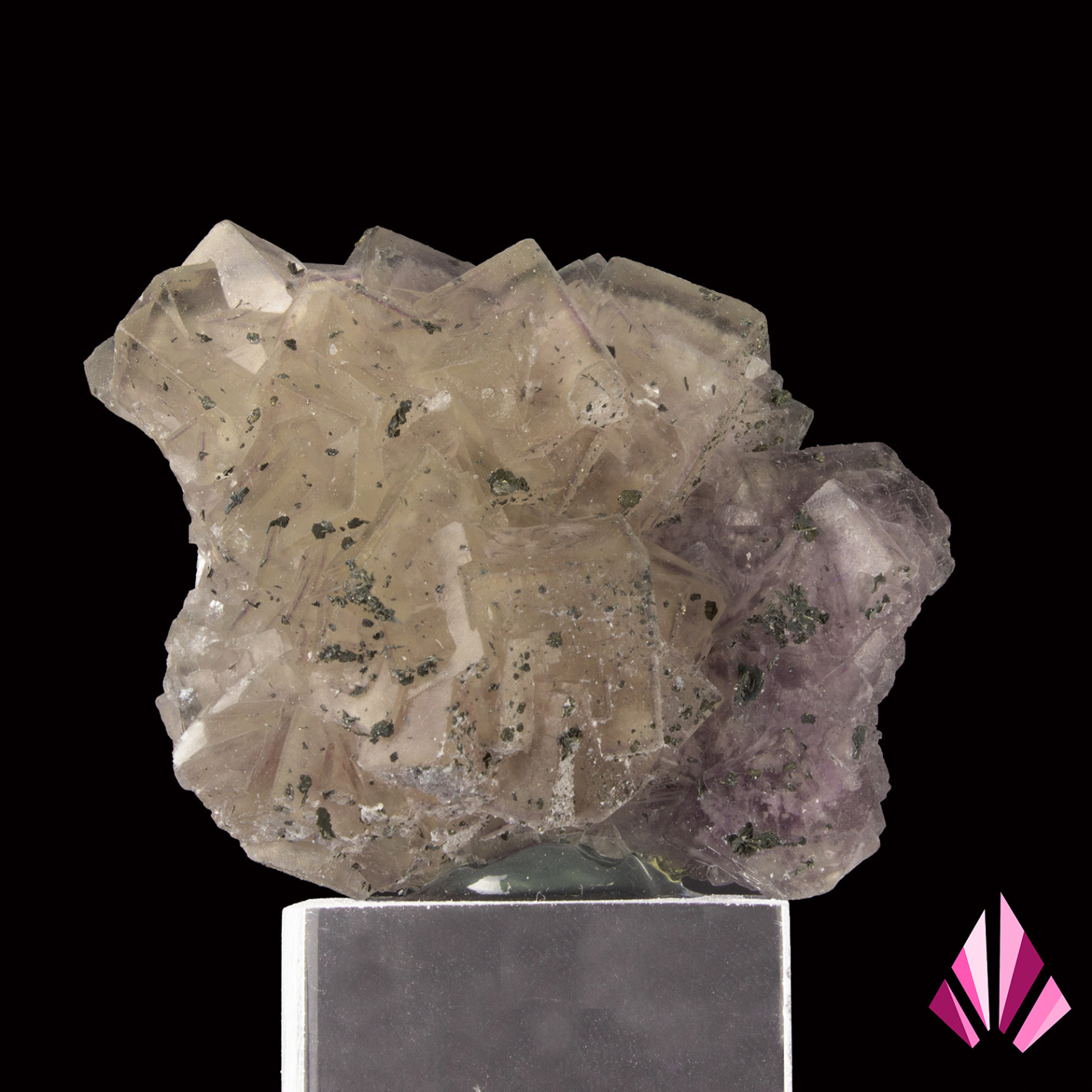 Quartz + Fluorite. 882.3 cheapest ct. Fontsante Mine, Var, France.