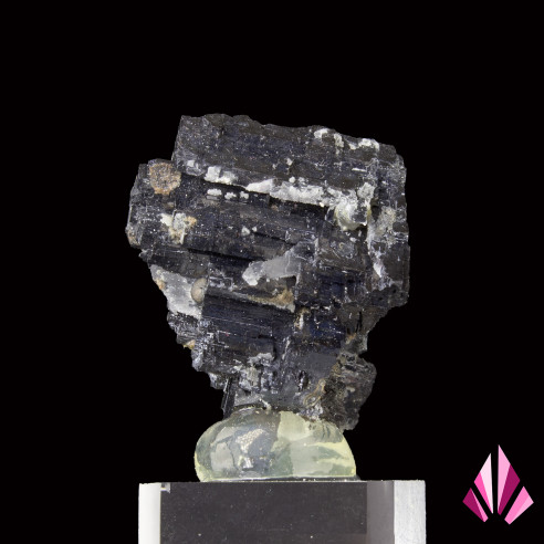 Galena sprinkled with quartz from Madan Bulgaria