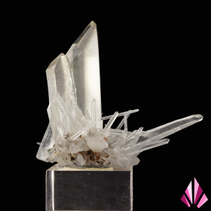 Quartz de France sur socle.