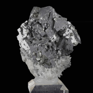 Galène on quartz (Bulgarie)
