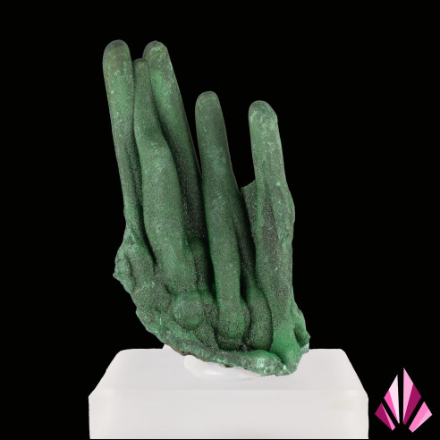 Malachite stalactites - DR Congo