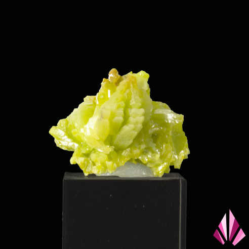 Pyromorphite Hunan Chine: couleur vert clair.