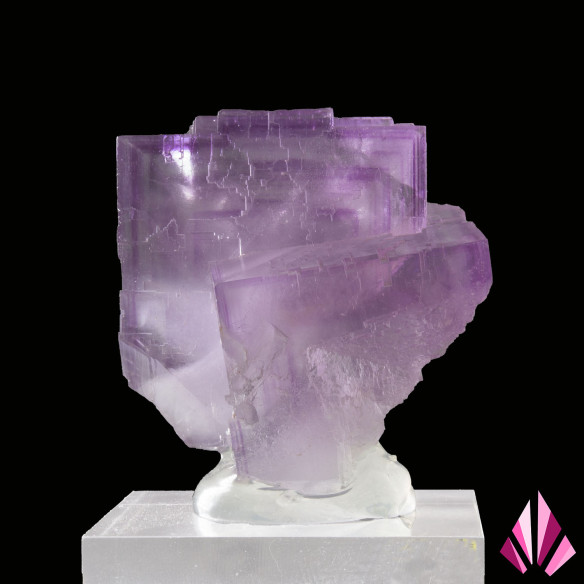 Fluorine mine de Berbes Espagne: couleur mauve.