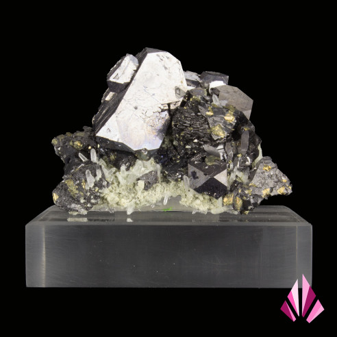 Galène blende chalcopyrite quartz Bulgarie de Bulgarie (Madan)ref347