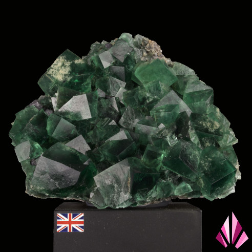 Fluorite from England: beautiful green color.