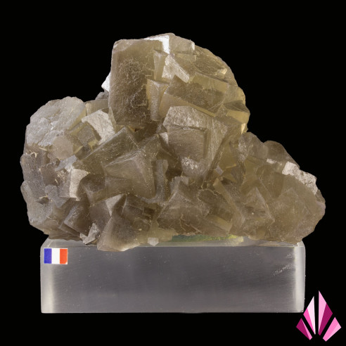 Beautiful Fluorines from Arbouet France Ref355.