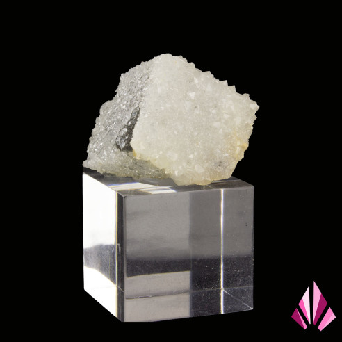 Fluorine recouverte de quartz de Langeac France.