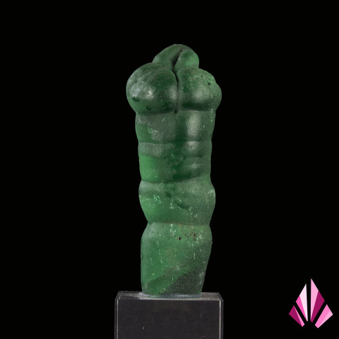 Malachite stalactite Katanga RD Congo Ref386.