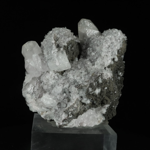 association of old calcite on acrylic base