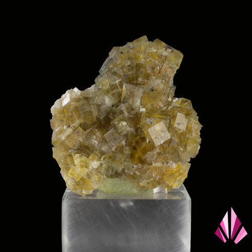 Fluorite with Valzergues inclusions Ref391.