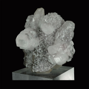calcite ancienne (Maroc): couleur gris