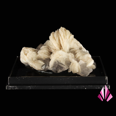 Baryte sur fluorine (ancienne collection).