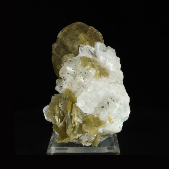 Association siderite and quartz