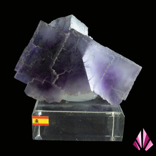 Purple fluorite from Berbes, Spain (#429)